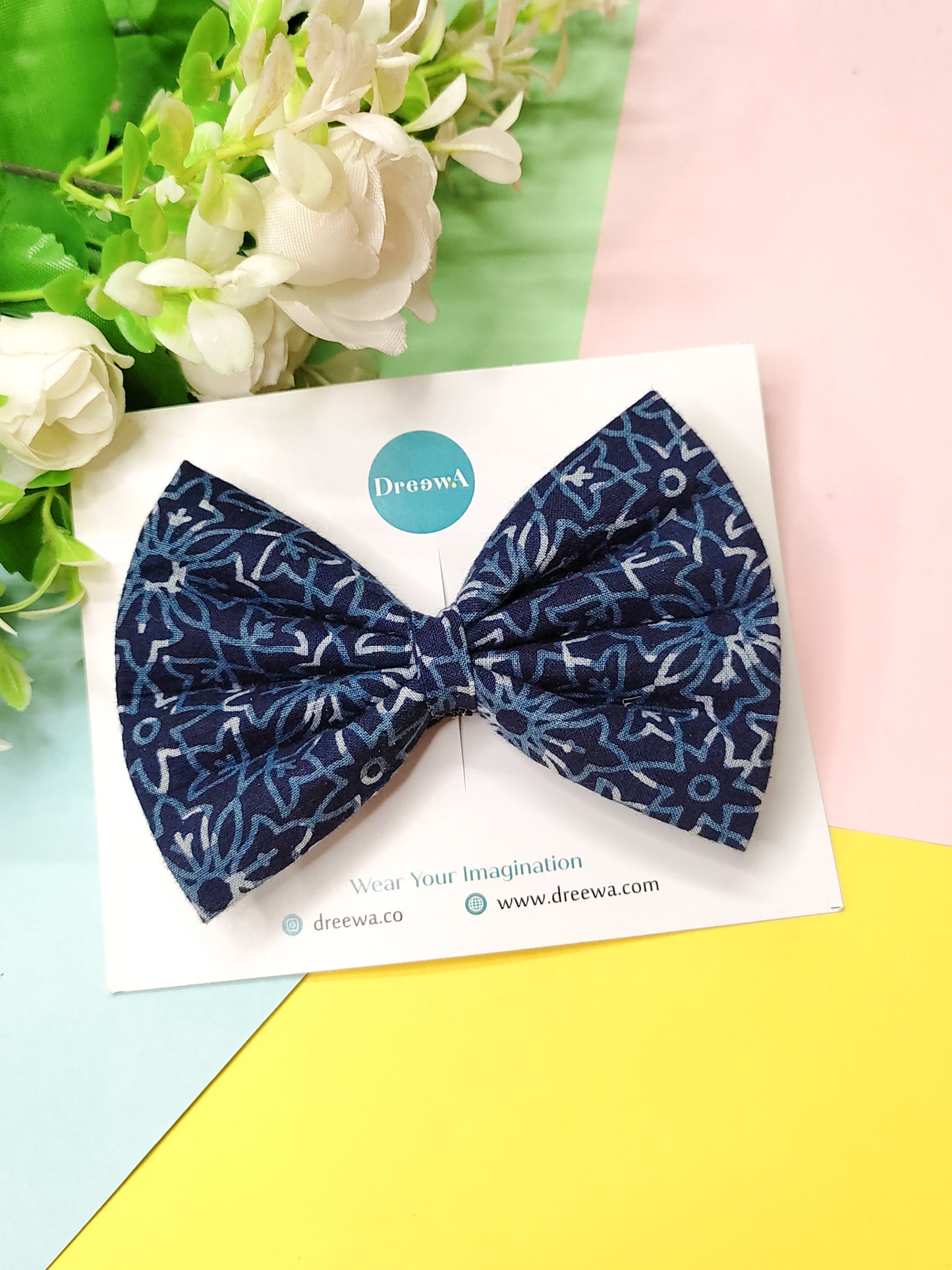 Vintage Indigo - Classic Bow