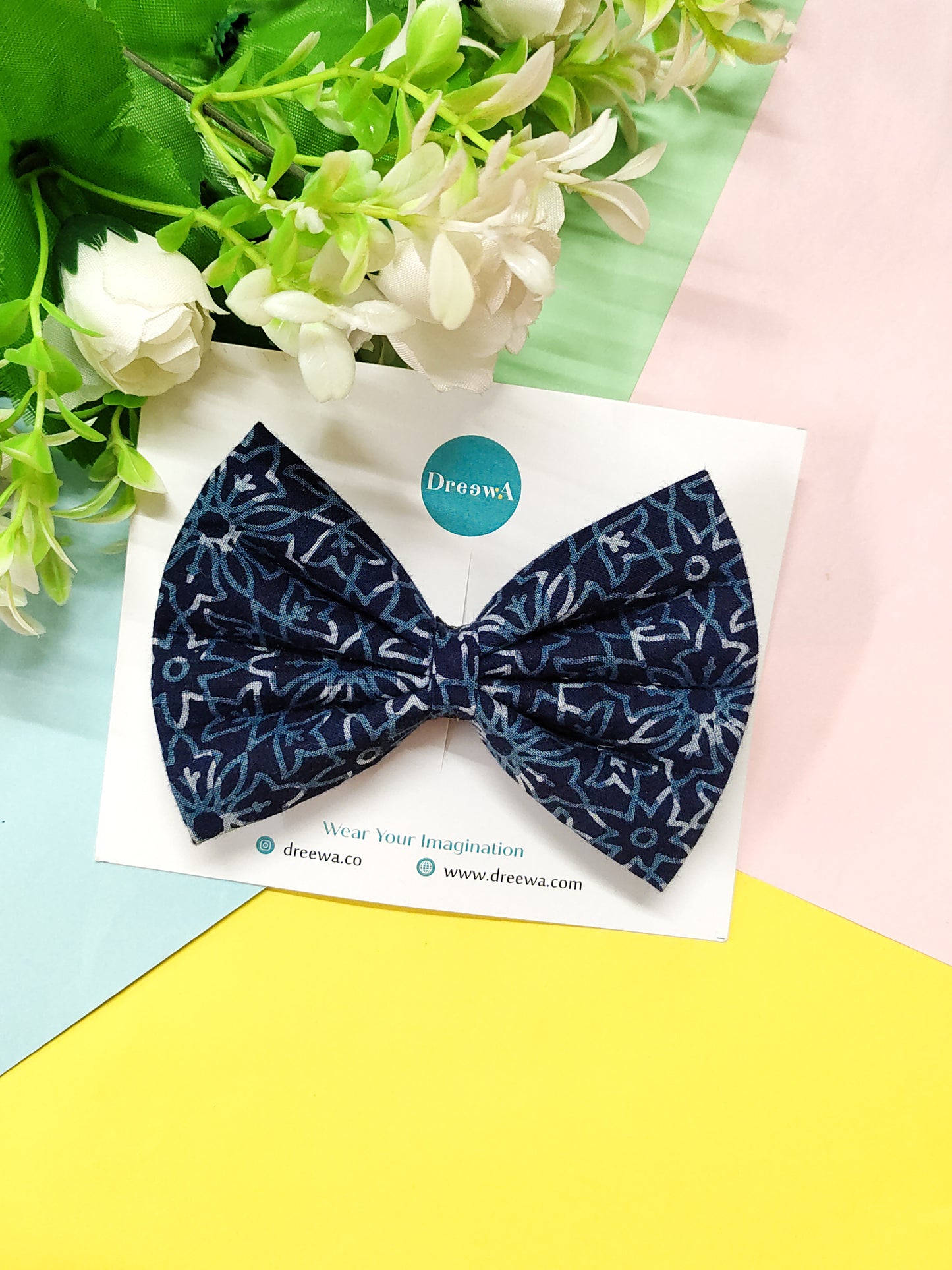 Vintage Indigo - Classic Bow