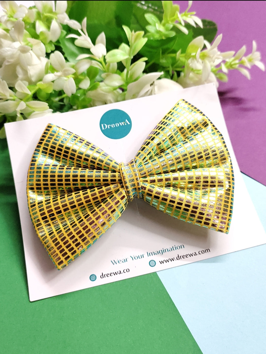 Sparkle Yellow - Classic Bow