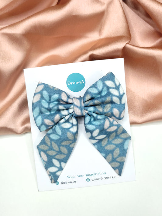 Blue Leaf - Sailor Bow