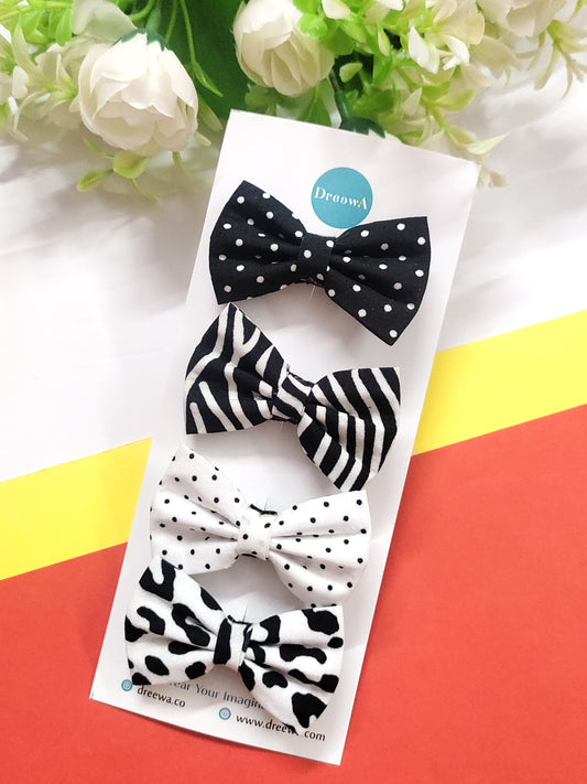 Black&white - Petite Bow Set