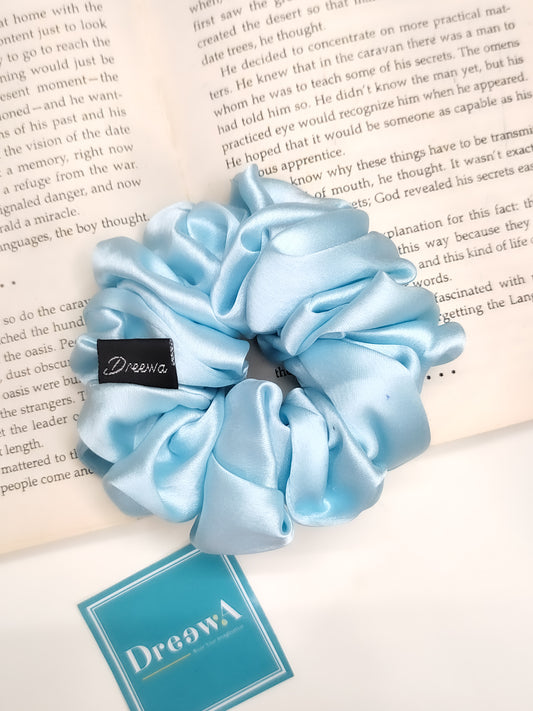 Pastal Blue - Scrunchies