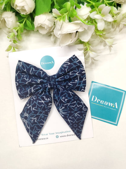 Vintage Indigo - Sailor Bow